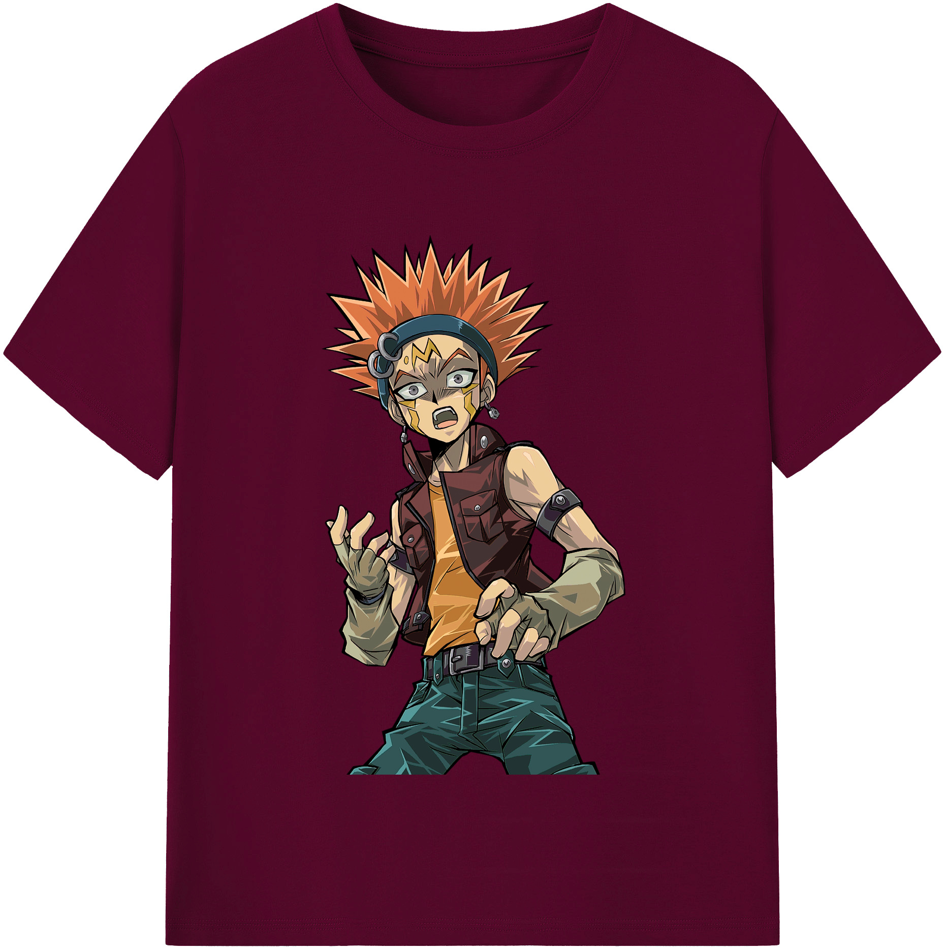 （画像用） 遊☆戯☆王 Yu-Gi-Oh! レディースカジュアルプリントTシャツ（綿100％）